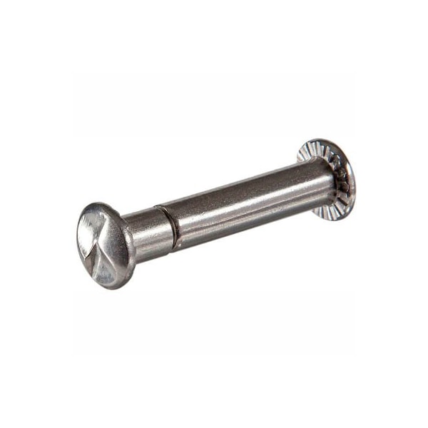 Tamper-Pruf Screws 10-24 x 1-1/4in Partition Size Sex Bolt Set - One Way - Truss Head - 18-8 Stainless Steel - 100 Pack 5X.102114PS - main